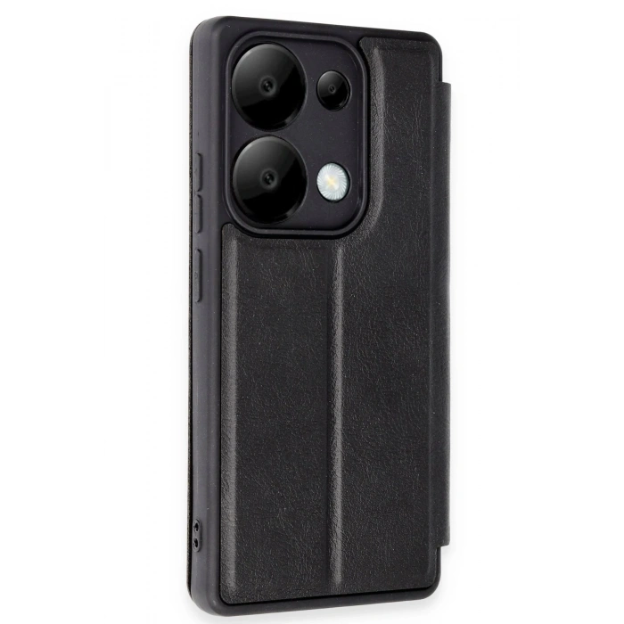Xiaomi Redmi Note 13 Pro 5G Kılıf Flip Cover - Siyah