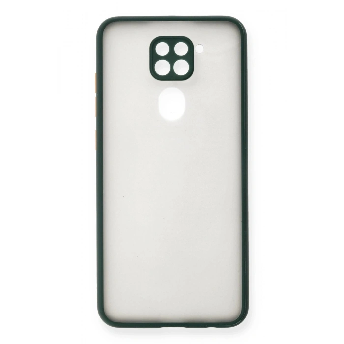 Xiaomi Redmi Note 9 Kılıf Montreal Silikon Kapak - Yeşil