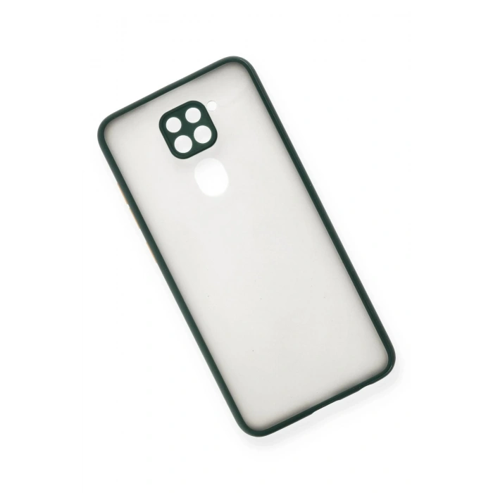 Xiaomi Redmi Note 9 Kılıf Montreal Silikon Kapak - Yeşil
