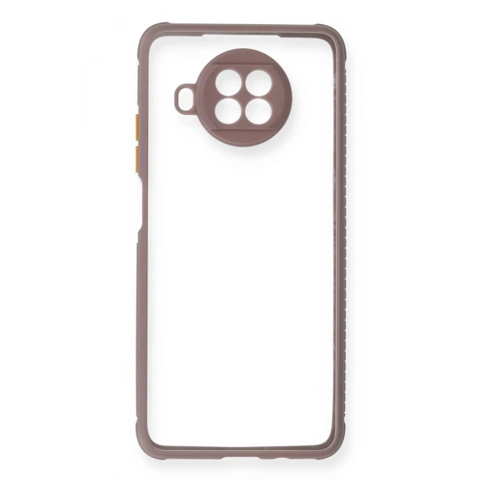 Xiaomi Redmi Note 9 Pro 5G Kılıf Miami Şeffaf Silikon - Açık Mor