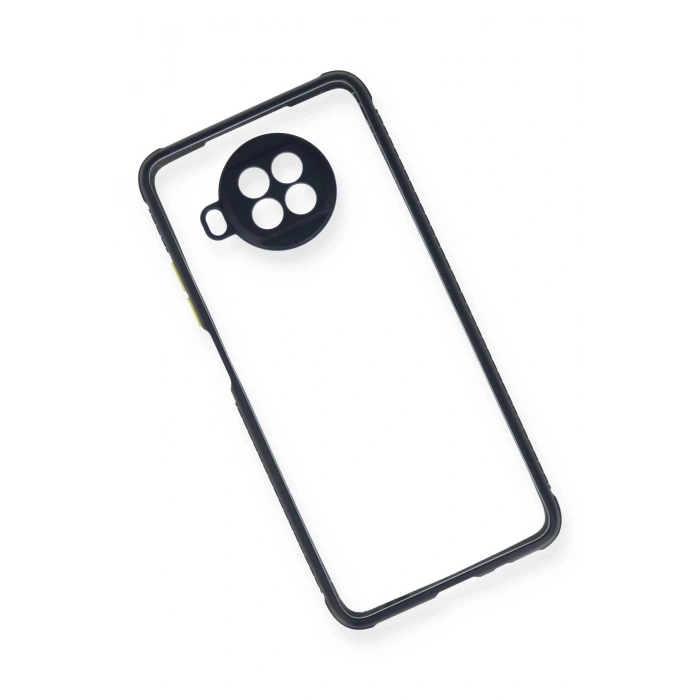 Xiaomi Redmi Note 9 Pro 5G Kılıf Miami Şeffaf Silikon - Lacivert