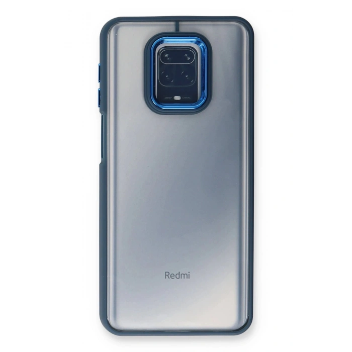 Xiaomi Redmi Note 9 Pro Kılıf Dora Kapak - Mavi