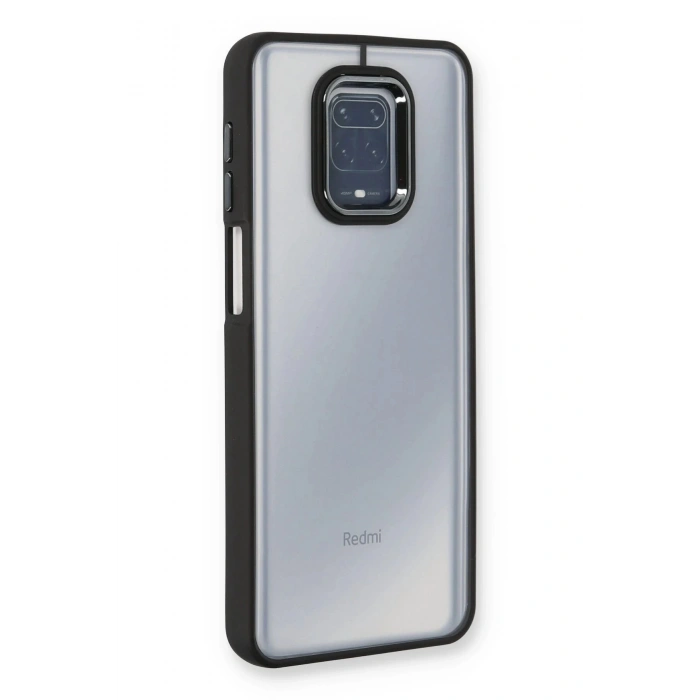 Xiaomi Redmi Note 9 Pro Kılıf Dora Kapak - Siyah