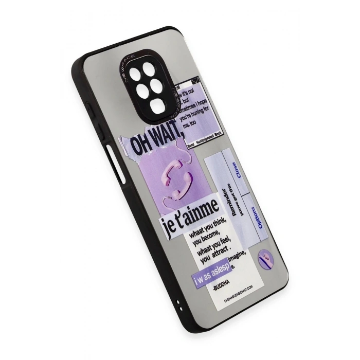 Xiaomi Redmi Note 9 Pro Kılıf Mirror Desenli Kapak - Mirror - 4