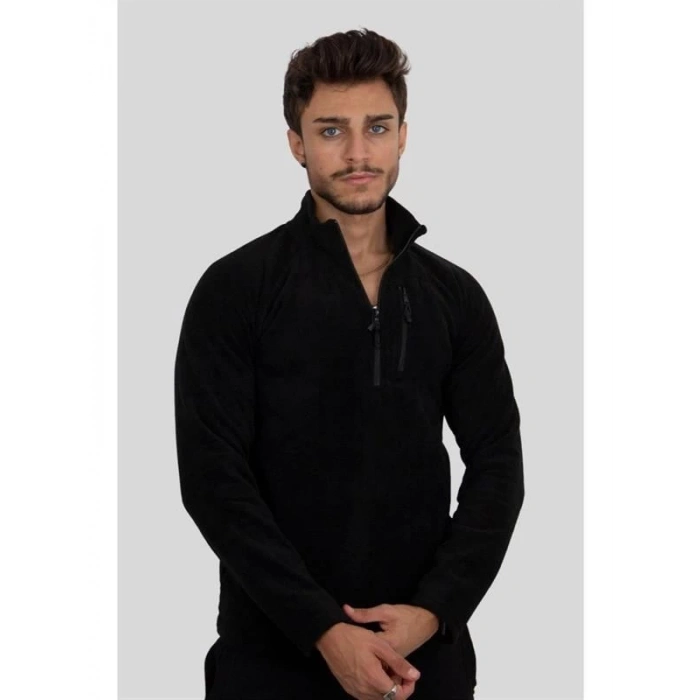 Yarım Fermuar Erkek Polar