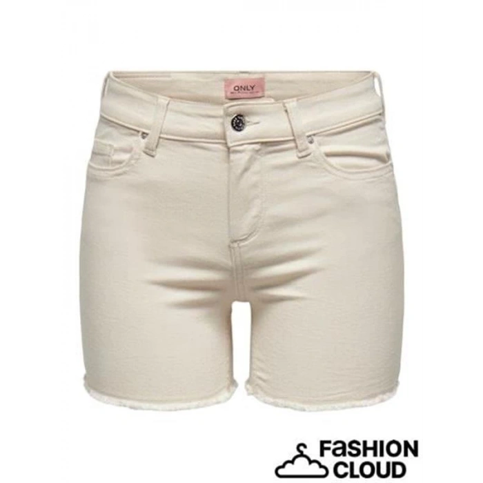 Yüksek Bel Likralı Kadın Kot Şort 15196303