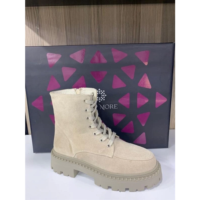 Z322412 Deri Bayan Fermuarlı Bot