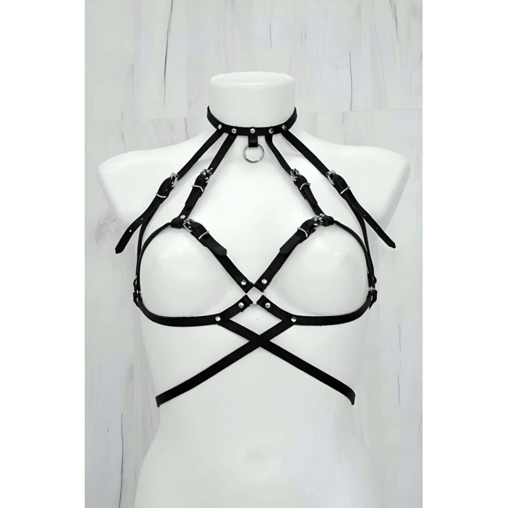 Seksi Giyim Deri Harness - Brf330