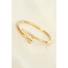 316L Çelik Gold Renk Çivi Model Bileklik