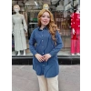 Çizgili tunik gömlek