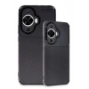 Huawei Nova 12S Kılıf Auto Focus Karbon Kapak - Siyah