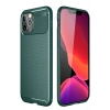 iPhone 11 Pro Kılıf Auto Focus Karbon Kapak - Yeşil