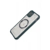 iPhone 11 Pro Max Kılıf Prag Magneticsafe Kapak - Koyu Yeşil