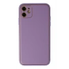 iPhone 12 Kılıf Coco Deri Silikon Kapak - Lila