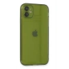 iPhone 12 Kılıf Fly Lens Silikon - Yeşil