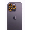iPhone 12 Pro Max Neon Fosforlu Kamera Lens - Sarı
