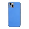 iPhone 13 Kılıf Coco Deri Silikon Kapak - Açık Mavi