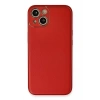 iPhone 13 Kılıf Coco Deri Silikon Kapak - Kırmızı