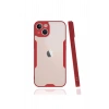 iPhone 13 Kılıf Platin Silikon - Kırmızı