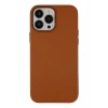 iPhone 13 Pro Kılıf Asya Deri Silikon - Kahverengi