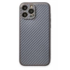 iPhone 13 Pro Kılıf Coco Karbon Silikon - Gri