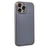 iPhone 13 Pro Max Kılıf Coco Karbon Silikon - Gri