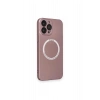 iPhone 13 Pro Max Kılıf Jack Magneticsafe Lens Silikon - Rose Gold