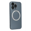 iPhone 13 Pro Max Kılıf Jack Magneticsafe Lens Silikon - Sierra Blue