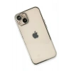 iPhone 14 Kılıf Razer Lensli Silikon - Gümüş