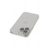 iPhone 14 Pro Kılıf Luko Lens Silikon - Gümüş