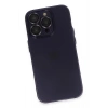 iPhone 14 Pro Max Kılıf Luko Lens Silikon - Derin Mor