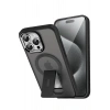 iPhone 15 Pro Max Tork Magsafe Standlı Kapak - Siyah
