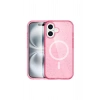 iPhone 16 Kılıf Glow Magsafe Kapak - Pembe