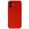 iPhone 16 Plus Kılıf First Silikon - Kırmızı