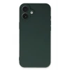 iPhone 16 Plus Kılıf First Silikon - Koyu Yeşil