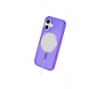 iPhone 16 Plus Kılıf Glow Magsafe Kapak - Mor