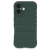 iPhone 16 Plus Kılıf Optimum Silikon - Koyu Yeşil
