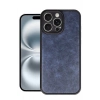 iPhone 16 Pro Max Kılıf Aras Deri Kapak - Lacivert