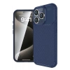 iPhone 16 Pro Max Kılıf Auto Focus Karbon Kapak - Lacivert