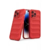 iPhone 16 Pro Max Kılıf Optimum Silikon - Kırmızı
