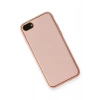 iPhone 7 Kılıf Coco Deri Silikon Kapak - Pembe
