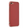 iPhone 7 Kılıf Volet Silikon - Kırmızı