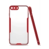 iPhone 7 Plus Kılıf Platin Silikon - Kırmızı
