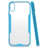 iPhone X Kılıf Platin Silikon - Mavi