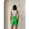 Kapaklı şort etek yeşil s24901