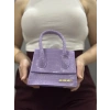 luxe lila cilt çanta