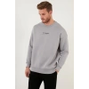 New Age Sırt Baskılı Üç İplik Sweatshirt