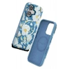 Onegif iPhone 16 Flower Series Magsafe Kapak - Mavi