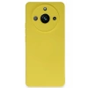 Realme 11 Pro Kılıf Nano içi Kadife Silikon - Sarı