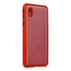 Samsung Galaxy A01 Core Kılıf Miami Şeffaf Silikon - Kırmızı